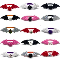 50100pcs halloween dog bow ties wings for pet dogs bowtie pumpkin skull dog halloween necktie accessories dog grooming product