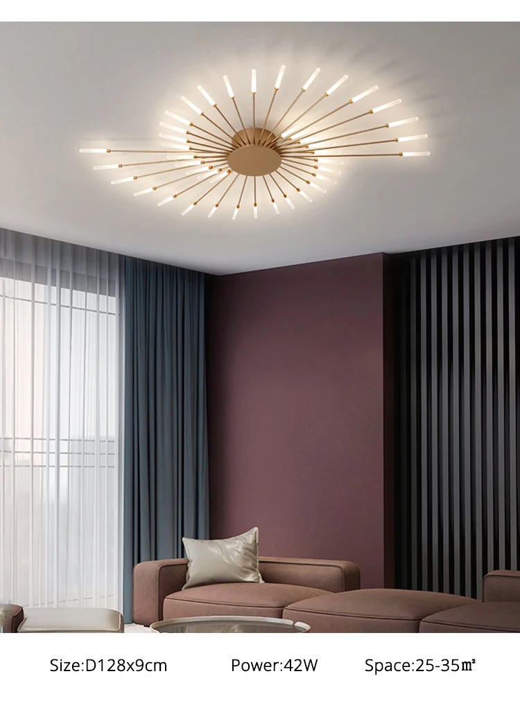 Modern Chandeliers Lights LED Luster Indoor Deco Lighting For Bedroom Hall Living Room Iron Acrylic Lamps Fixture Frame 220V chandelier light