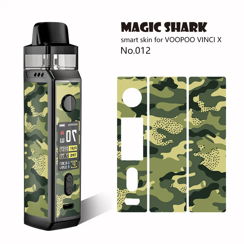 Magic Shark 2.5D 3 м ПВХ Бэтмен V Vendatta военный лист ультра тонкий чехол наклейка для Voopoo