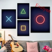 gaming posters and printswall art canvas paintingvideo game decor poster teen boy bedroom gaming decor boys living room