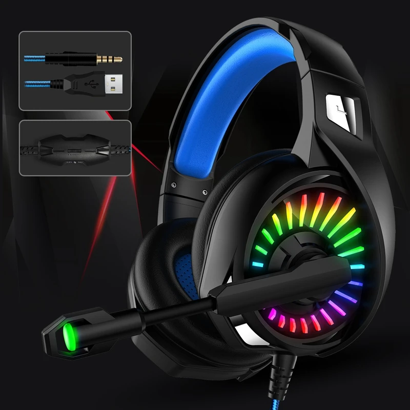 A20 PS4 Игровые наушники 4D стерео RGB Marquee гарнитура с микрофоном для