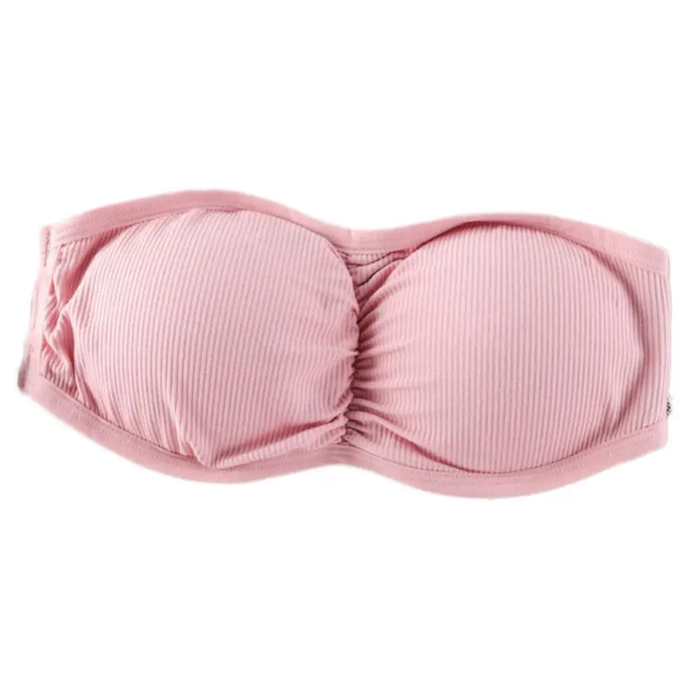 

Solid Color Women Sexy Strapless Sport Casual Padded Bra Vest Tube Top Underwear