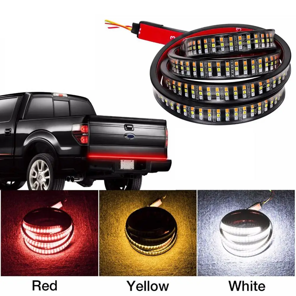 

60â€œ Car Flexible LED Strip Light Tailgate Light Bar Pickup Trailer Taillight Turn Signal Light Reverse Brake Light 12 W