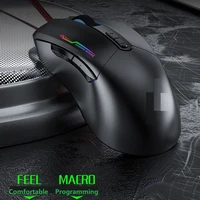 for pubg cf game mouse led luminous 3200dpi rgb gaming mouse usb wired optical mouse e sports ergonomic computer office mice