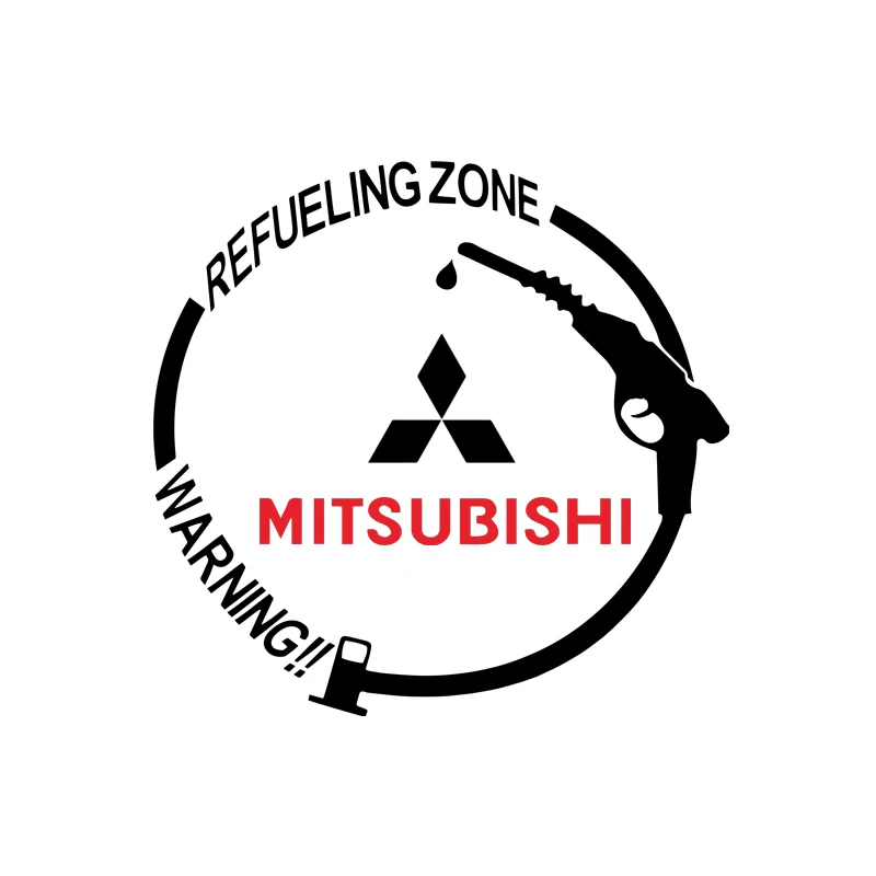 Waterproof Tank Body Sticker Fuel Cap badge For Mitsubishis ASX Lancer Pajero Outlander L200 EVO EX | Автомобили и мотоциклы