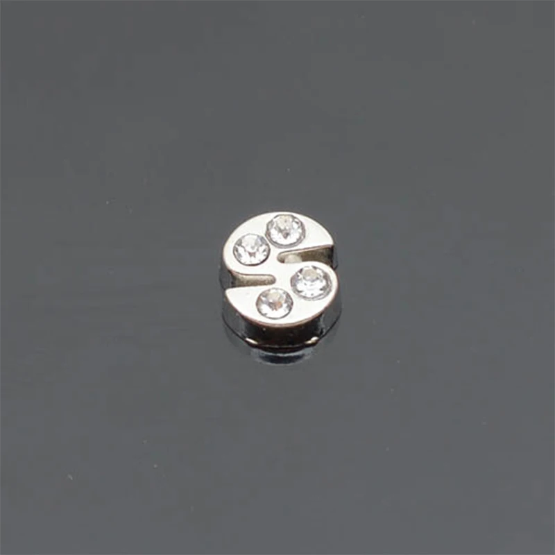 Плавающие Подвески с буквами S подходят для плавающих подвесок фоторамки|letter s|charm