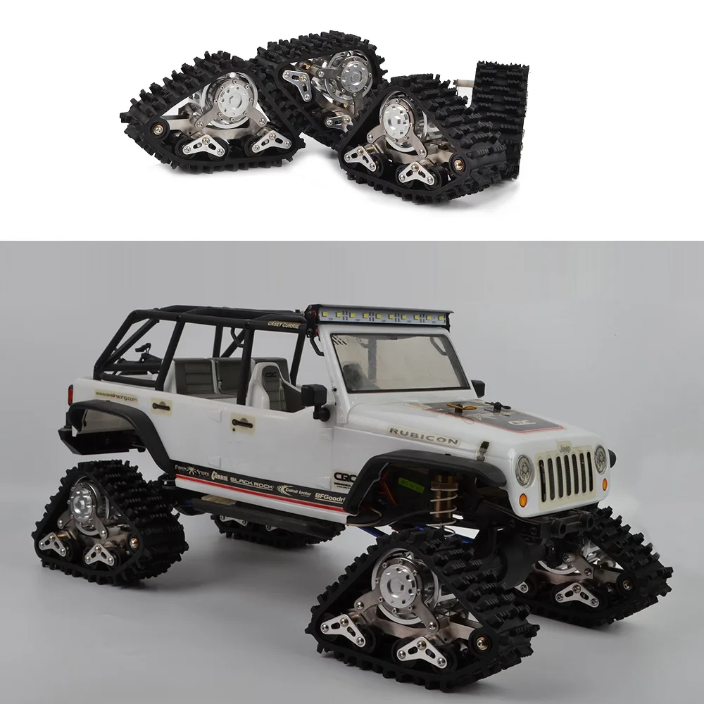 1/10 RC гусеничная алюминиевая машина для пескоструйной снежной шины Axial SCX10 AX90016 90021