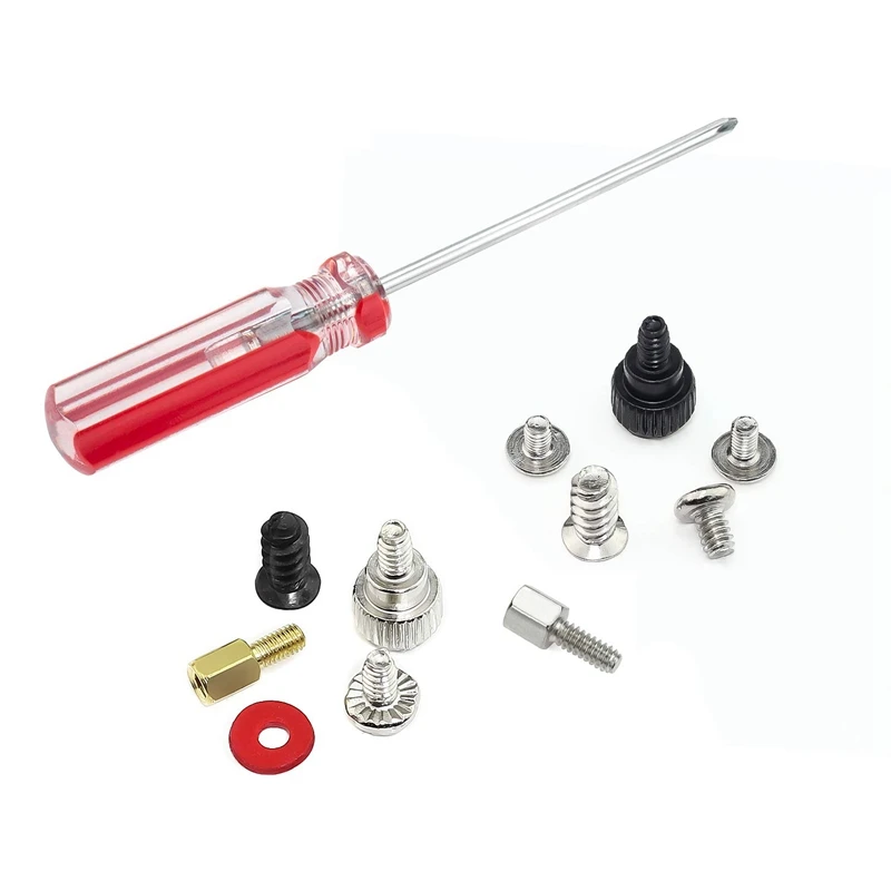 Набор винтовых креплений для ПК 300 шт. с отверткой чехол жесткого диска