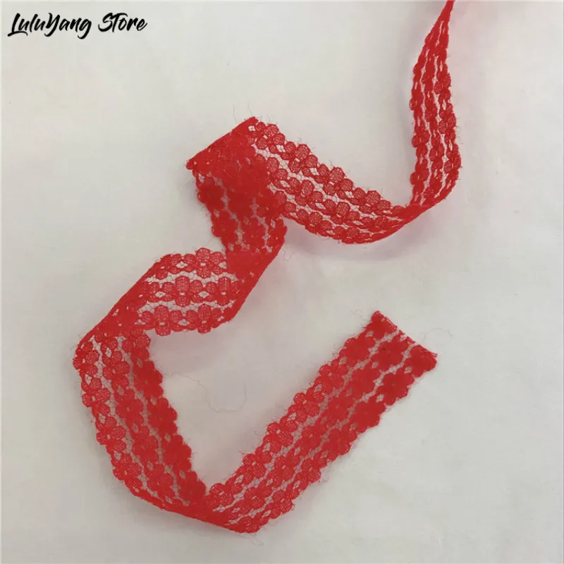 200yards Hollow Out Lace Trimmings For Sewing Tulle Ribbon Tape Bow 25mm Wholesale Crafts Supplier Embroidered Underwear Africa | Дом и сад