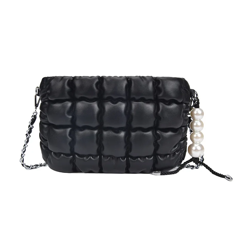 

Lattice Women Handbag 2021 Autumn New Quilted Crossbody Bags Fashion Brand Plaid Handle Simple Chain Shoulder Messenger Bag Sac