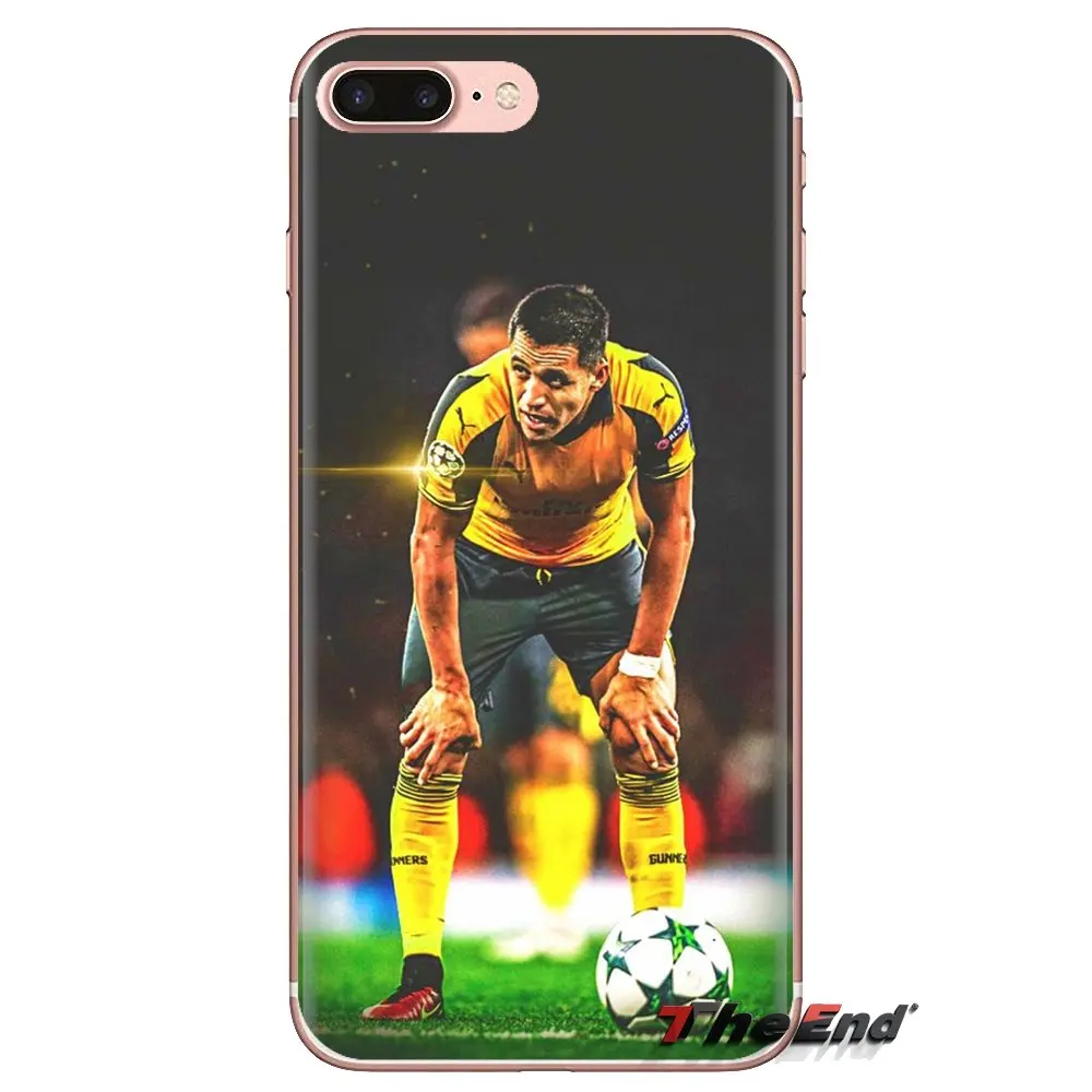 Прозрачный чехол из термополиуретана с Чехлы Алексис Санчез Футбол Star для
