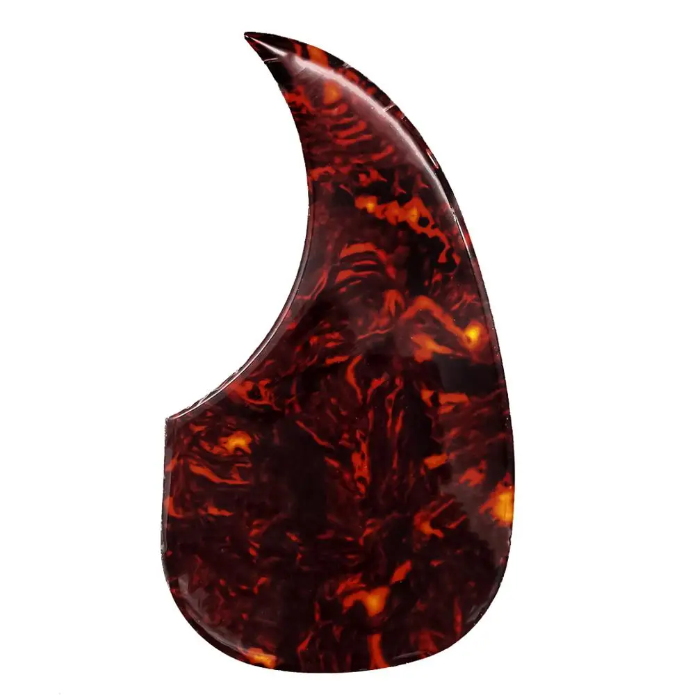 FLEOR Celluloid наклейка для акустической гитары самоклеющаяся 2 мм толщина красная