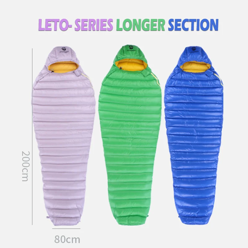 

Сверхлегкий спальный мешок Aegismax из белого гусиного пуха, 2019