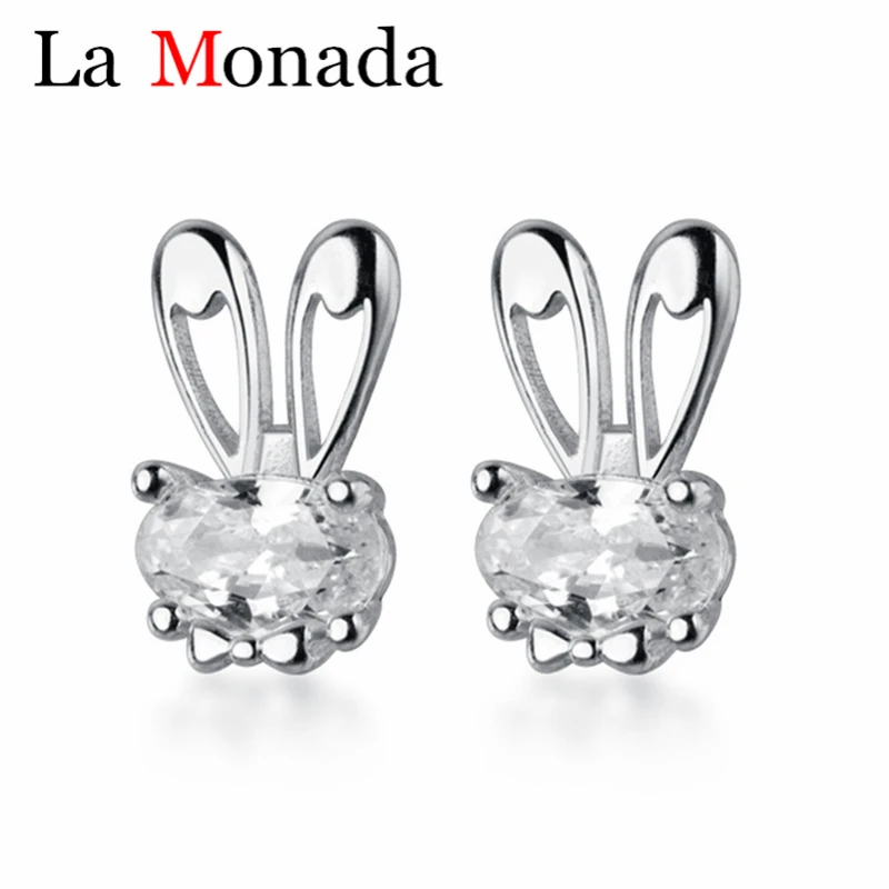 Серьги гвоздики из серебра 925 пробы с фианитами|Серьги-гвоздики| |