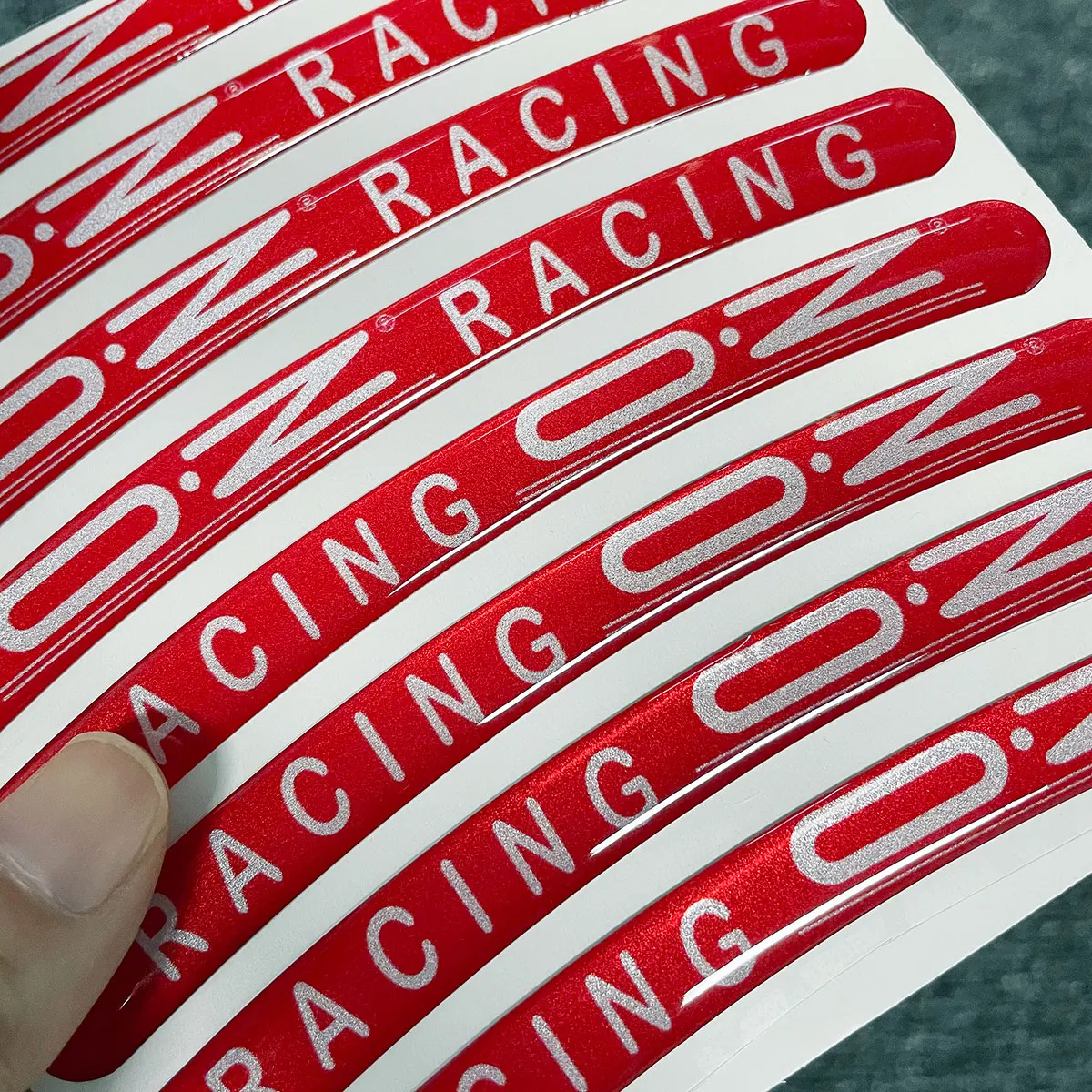 8 шт. OZ гоночный 3D гелевый обод ступицы мотоцикла наклейка на автомобиль для