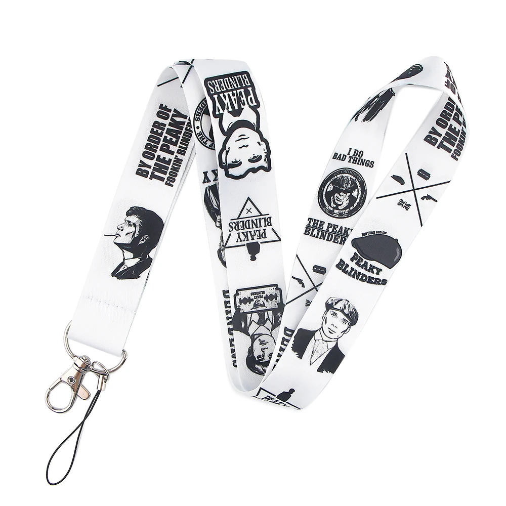 CA1517 Peaky Blinders tv Lanyards Cool Neck Strap Cell Phone Keys ID Card Holder Lanyard For Keys DIY Hanging Rope Lanyards