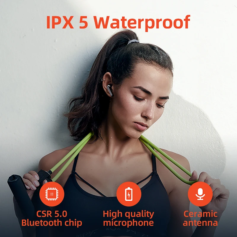 QCY T3 TWS сенсорные беспроводные наушники Bluetooth V5.0 3D стерео с двойным микрофоном и