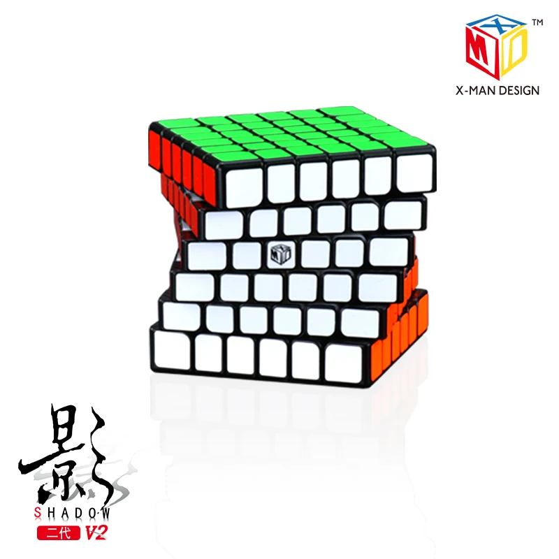 QiYi Shadow V2 M 6X6 магические кубики скоростной куб 6x6x6 X-Man профессиональные Пазлы