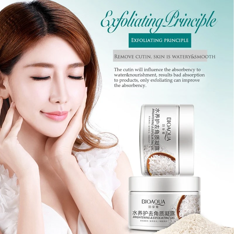 

BIOAQUA Deep Exfoliator Gel Scrub Smooth Moisturizing Skin Care Whitening Face anti Aging Repair Exfoliator Scrub Facial Cleanse
