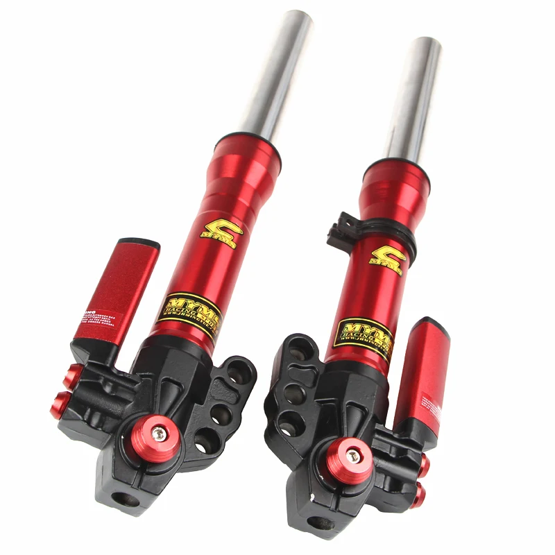 Передняя Амортизационная подвеска для мотоцикла гидравлическая вилка 370 мм/мм