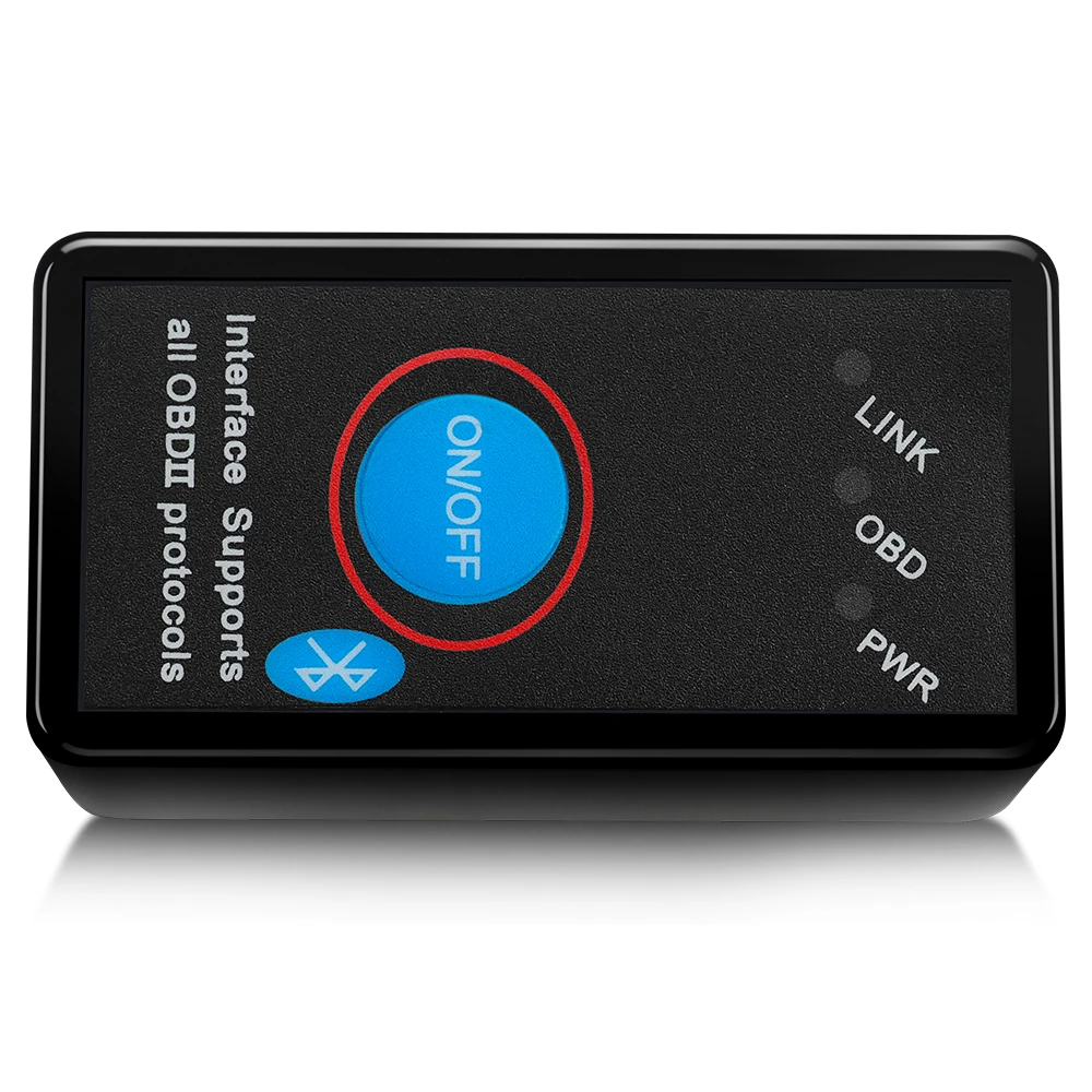 АВТО OBDII ELM327 Выключатель питания OBD 2 считыватель кодов неисправностей для Peugeot