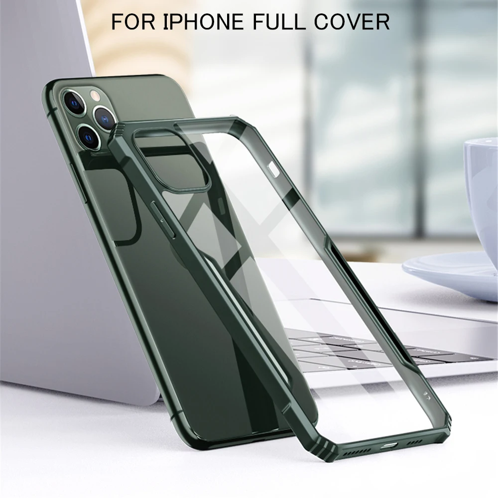LUPHIE Luxury Military Armor Silicone Bumper Case For iPhone 11 Pro Max XS XR X 8 7 6 6s Plus Original Soft Clear Army Cover |