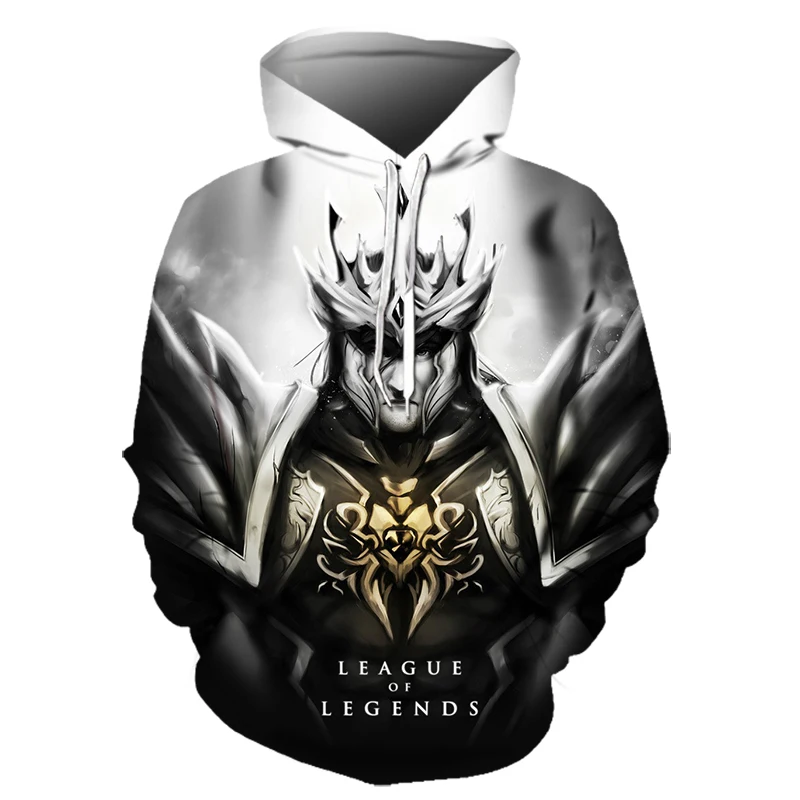 

Spring and autumn new 3D printed sweatshirts popular game League of Legends elements peripheral clothing wholesale customization