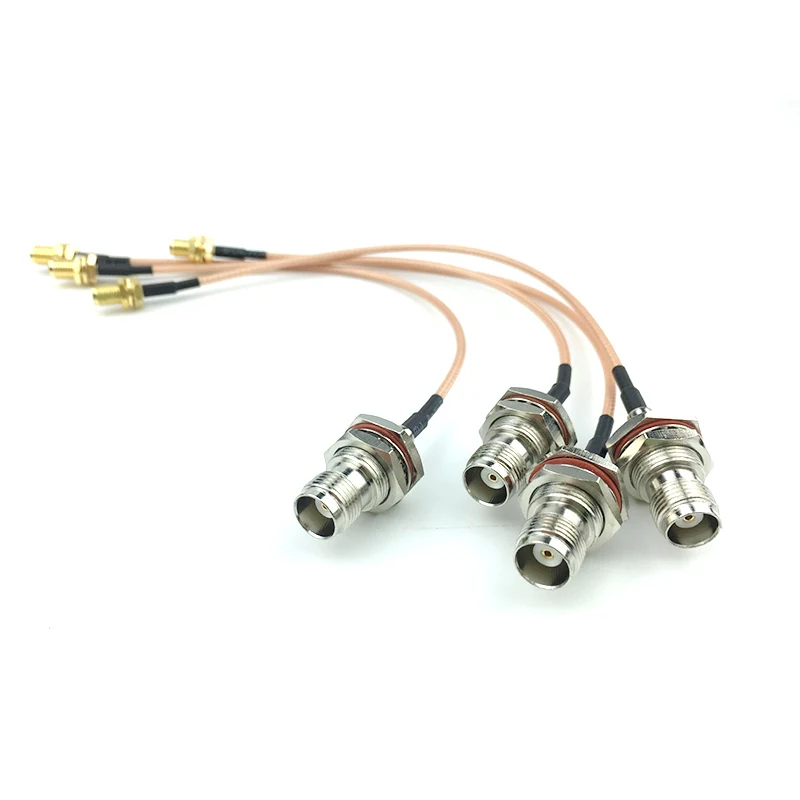 Antenna Adapter Extensible RG316 Cable Universal Feeder TNC-K Female to SMA-K Radio Antena | Мобильные телефоны и