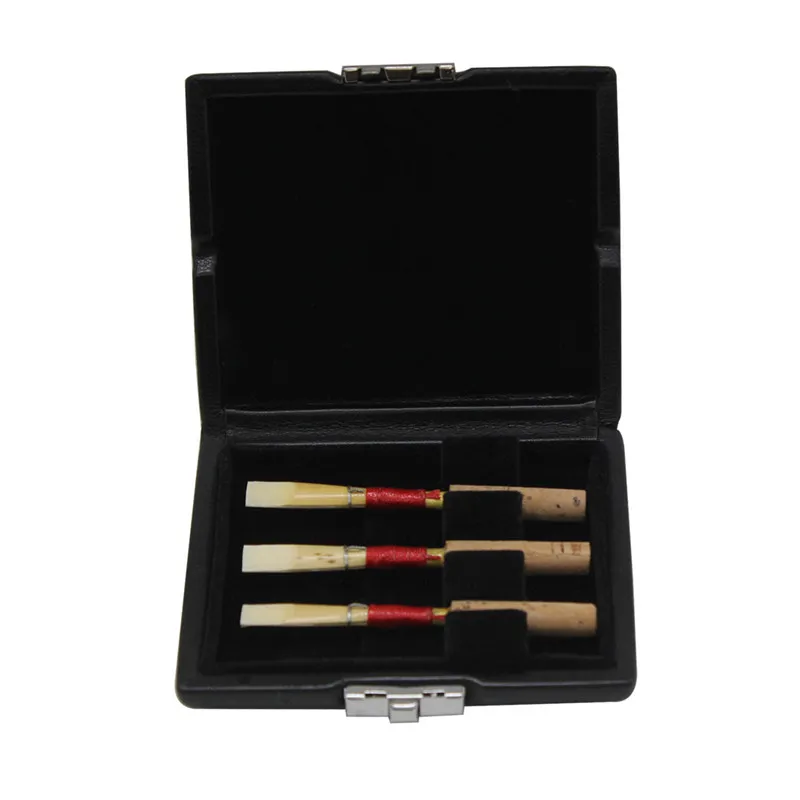 3 шт. черный чехол для хранения из искусственной кожи Oboe Reed водонепроницаемая