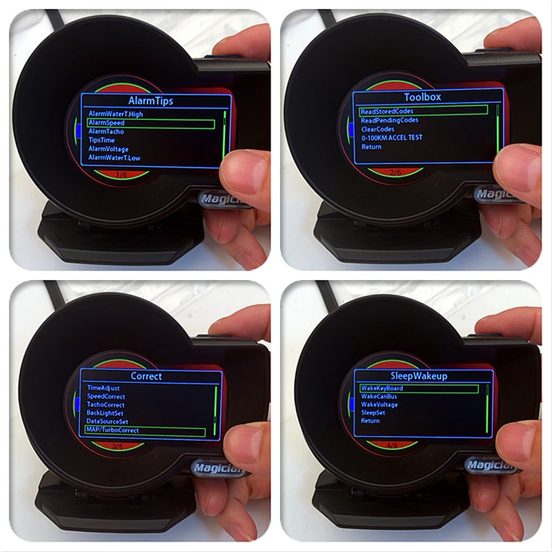 Автомобильный цифровой манометр F8 F835 OBD 2 дисплей измеритель скорости напряжения