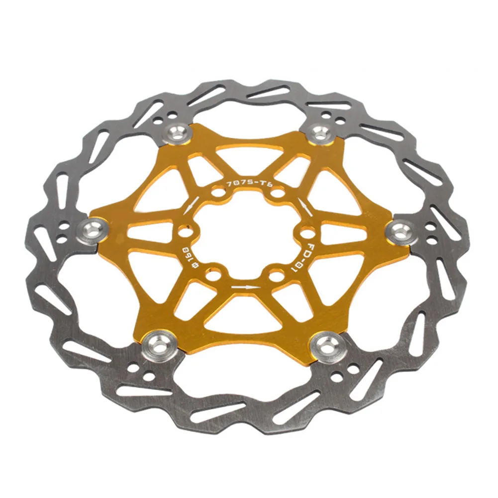 

160/180/203mm Mountain Bike Disc Aluminum Alloy Brake Rotor Hydraulics Disc Brakes Bicycle Brake Pads Accessories
