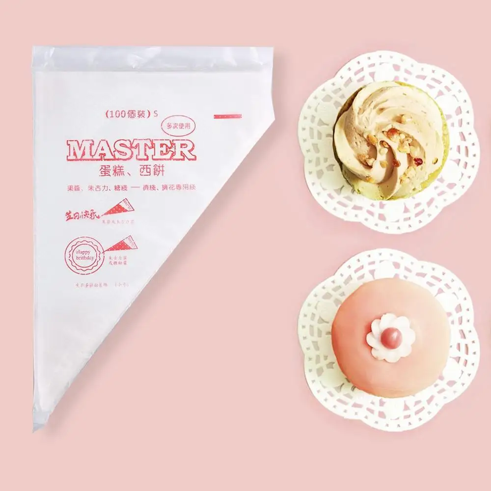 100 шт мешок для украшения выпечки инструмент тортов одноразовый кондитерских