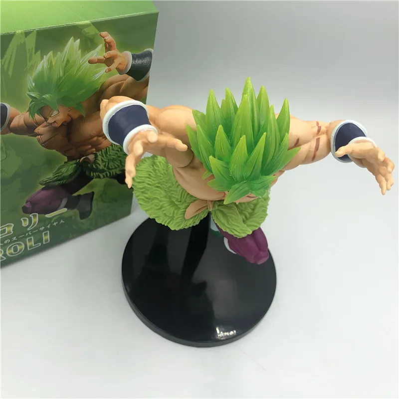 Dragon Ball Z Super Broly Movie Ver. Зеленые волосы против Гоку броли Супер Saiyan боевой формы ПВХ Фигурки Модель DBZ 24 см