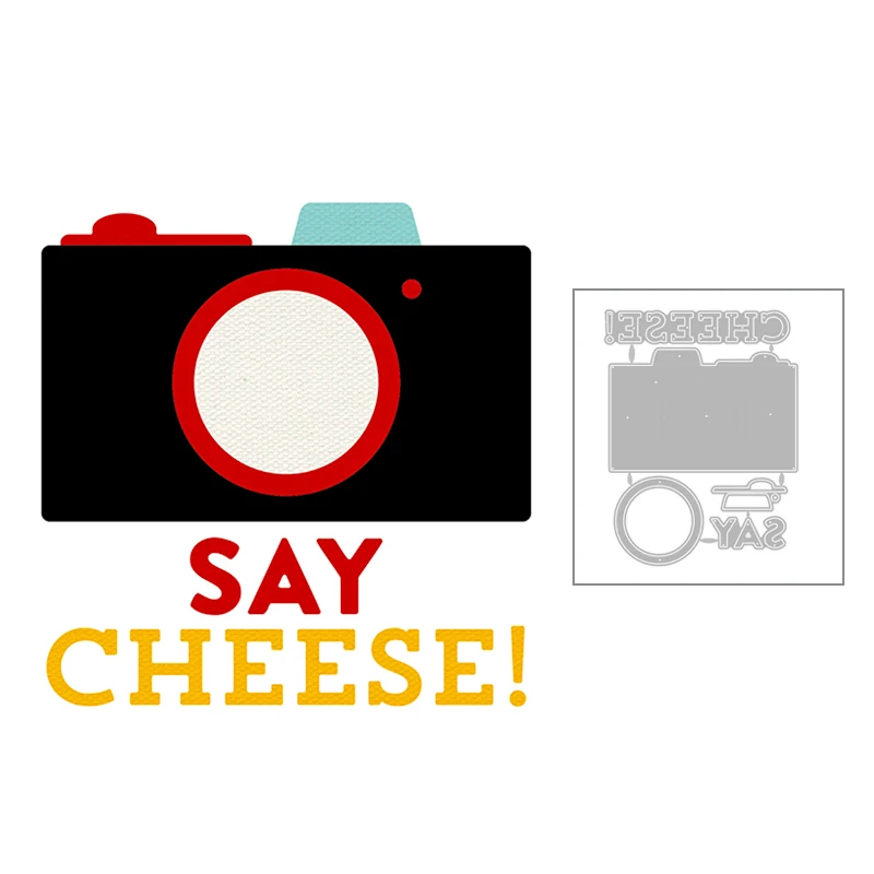 2020 Новая камера и английские слова надпись сыр металлические Вырубные штампы для