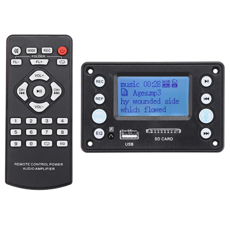 

Плата mp3-декодера 4,5 DC с Bluetooth, декодирование MP3-плеера, аудио модуль с поддержкой Ape Flac Wma Wav Mp3 с отображением текста