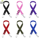 Регулируемый автомобильный ремень безопасности для питомцев, нейлоновый поводок 65 см для щенков, котят, собак, кошек