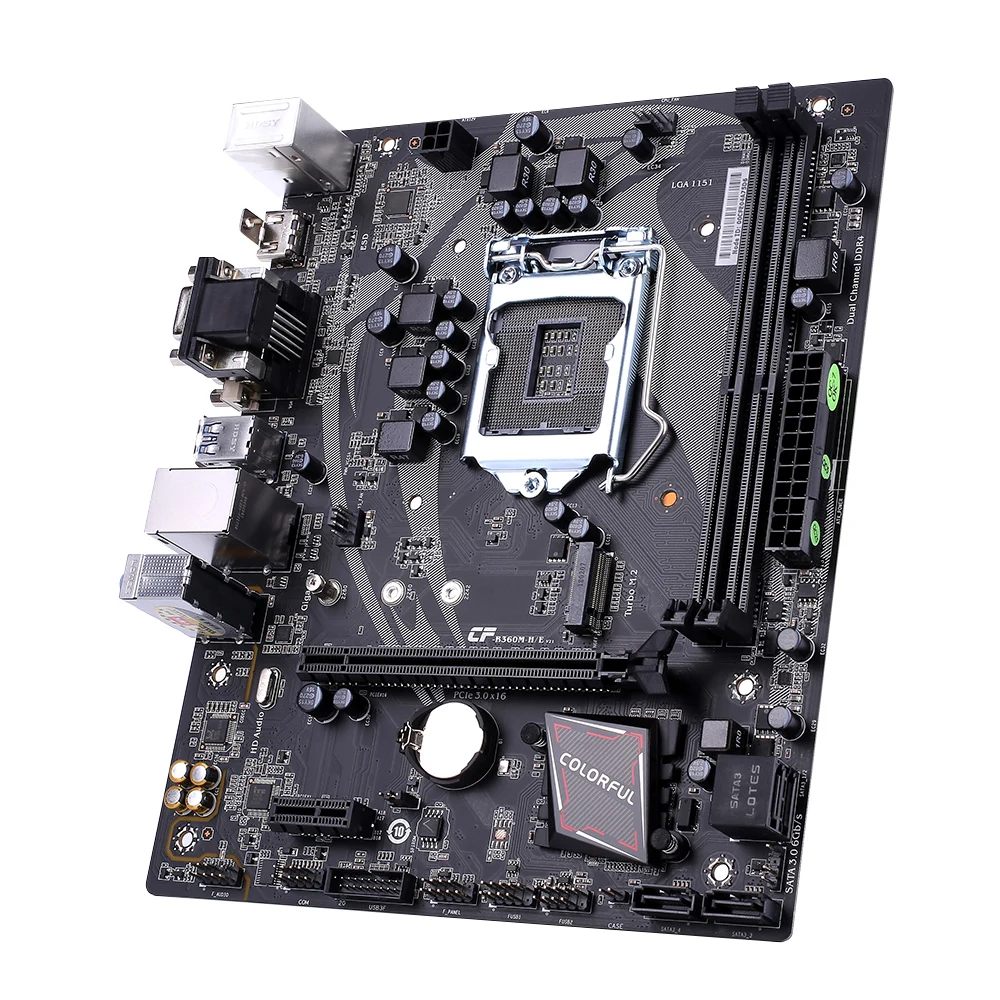 Материнская плата Colorful Battle Ax материнская V21 PRO системная LGA1151 Coffee Lake sprocess Intel B360 с