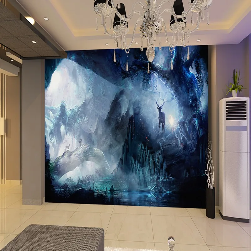 Прямая поставка фотообои на заказ Красивые романтические мечты лось свежий фон