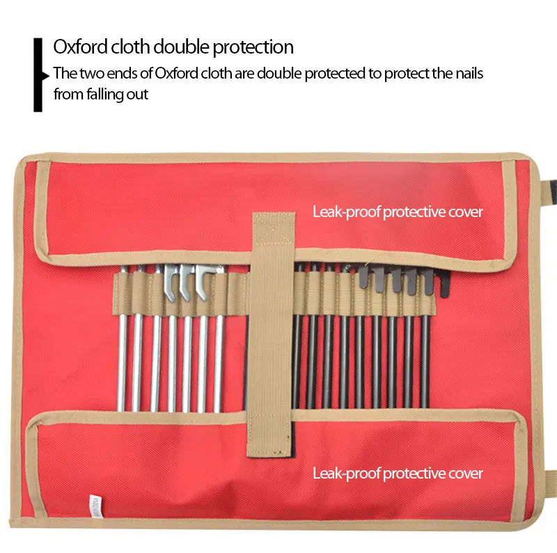 

Canopy nail hammer sub camp simple hand tool kit pouch Camp nail bag Tool storage bag Outdoor camping tent