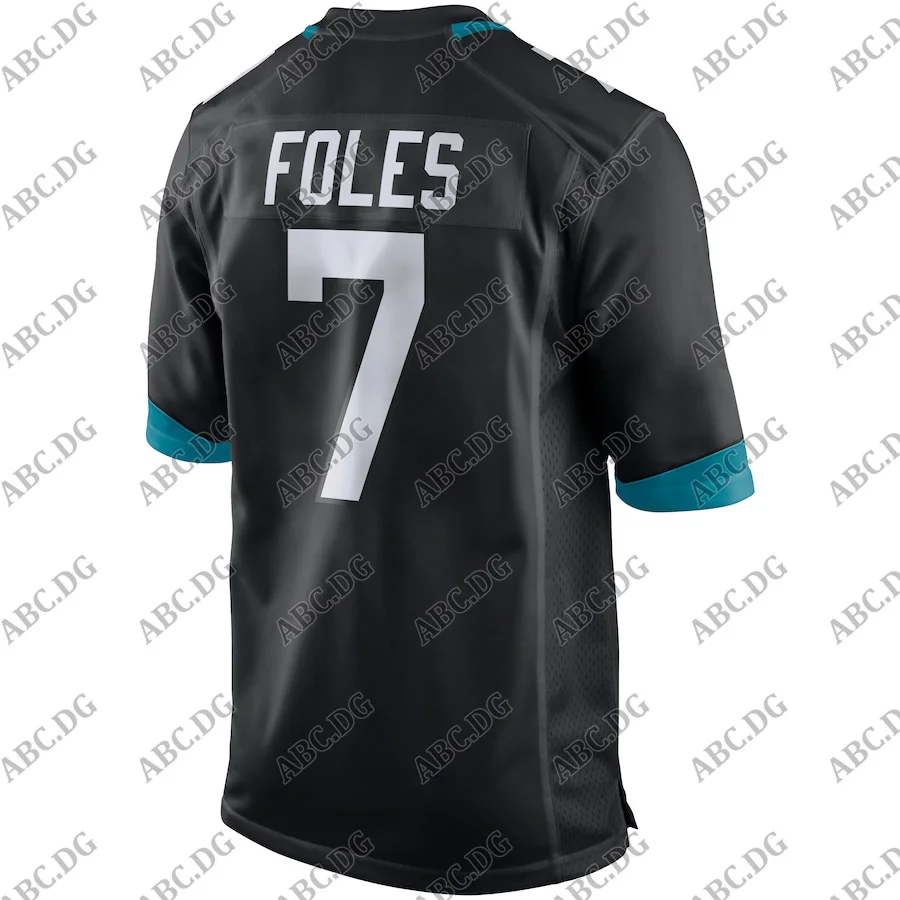 

Customized Stitch American Football Jersey Men Women Kid Youth Jacksonville Nick Foles Black Game Jersey