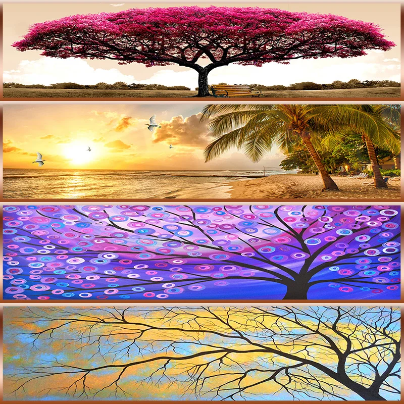 Алмазная 5D картина сделай сам пейзаж морская волна вышивка крестиком мозаика