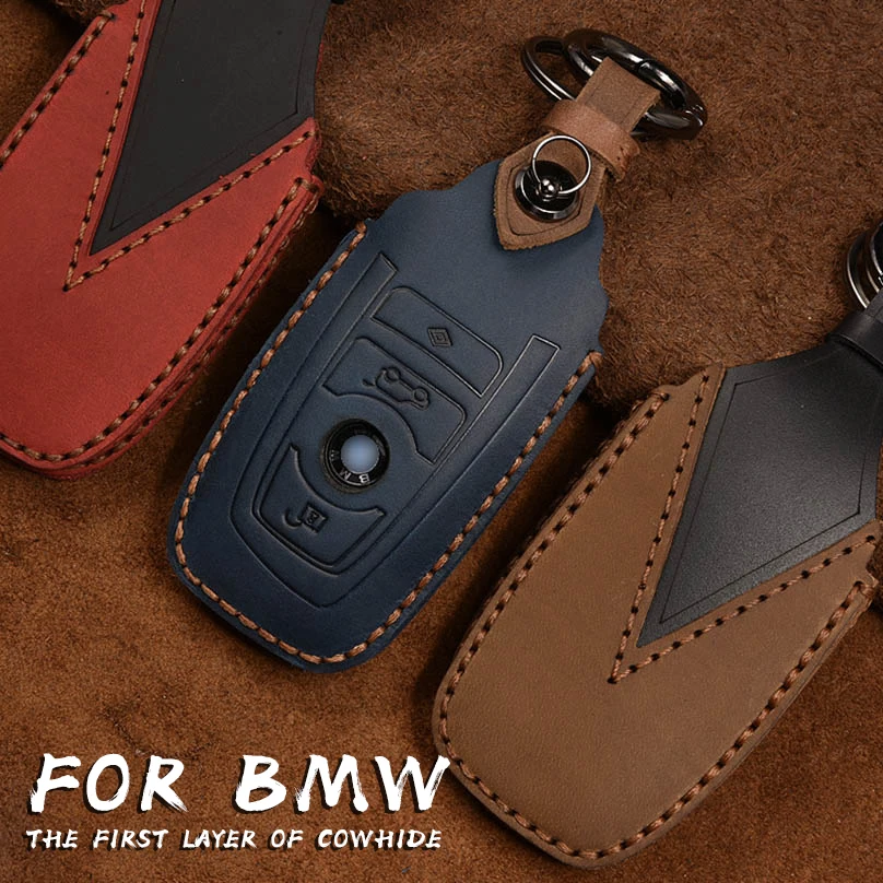 Ручной работы в стиле ретро из натуральной кожи чехол для автомобильного смарт