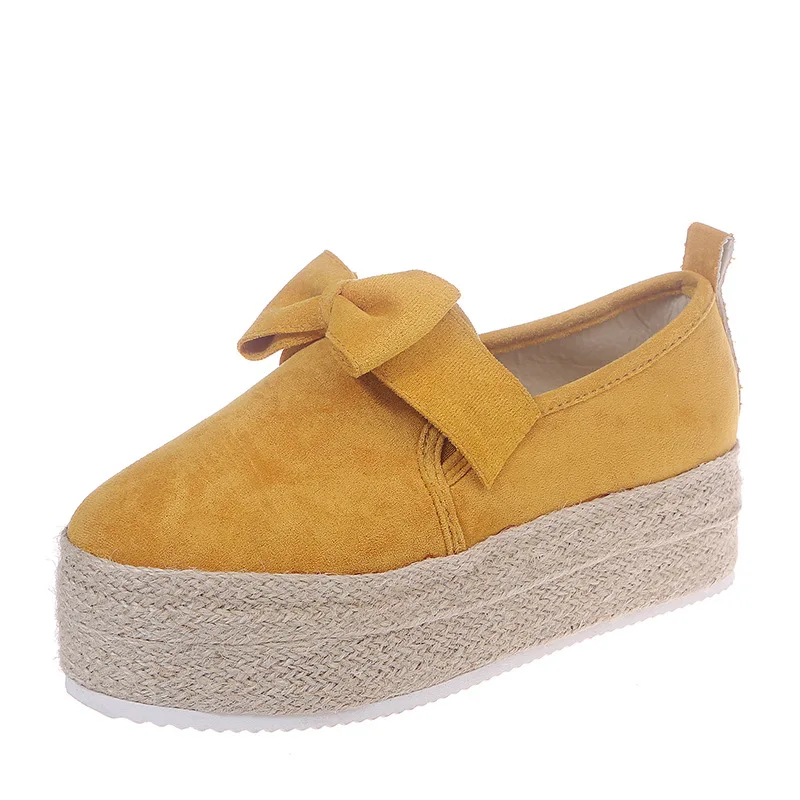 Женские замшевые кроссовки на платформе легкие сникерсы толстой подошве без