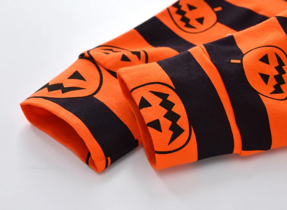 2021 Autumn New Baby Boys Girls Clothing Set Long Sleeve Halloween Style Infant 3pcs Suit(Baby Rompers+Pants+Hat)Newborn Clothes | Детская