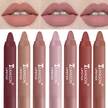12 Colors Velvet Matte Lipsticks Waterproof Long Lasting Nude Stick on-Stick Cup Lips Makeup Tint Pen Daily Makeup Tools