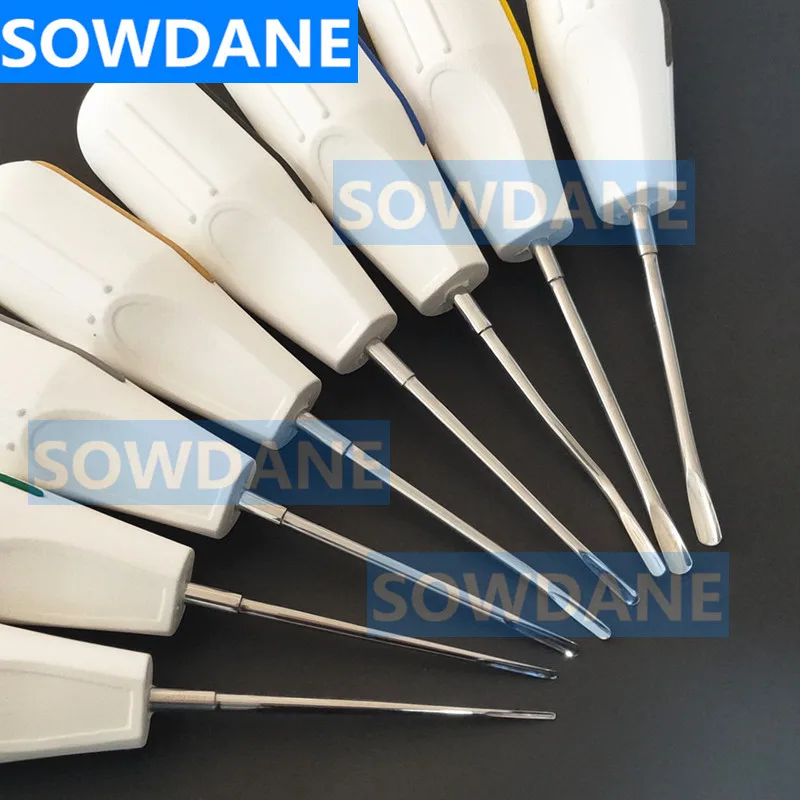 8 pcs set 8 шт. Зуб Извлечение щипцы зубы извлечение Лифт Стоматологическое извлечение корня минимально Инвазивный Зуб Извлечение щипцы набор - Цвет: 8 pcs set