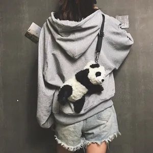 Women Cute Bag Girl China Panda Plush Crossbody Bags Weird Bag Cute Shoulder Bags Female Bolsos Mujer 2020 #T1G#25