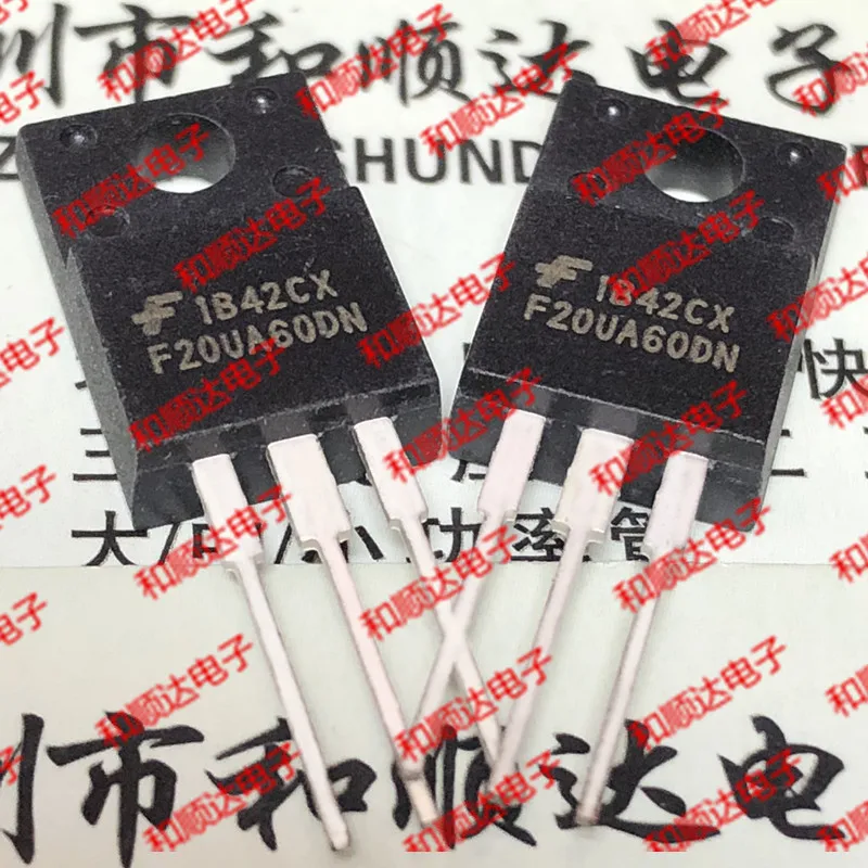 

10PCS FFPF20UA60DN F20UA60DN TO-220F 600V 20A