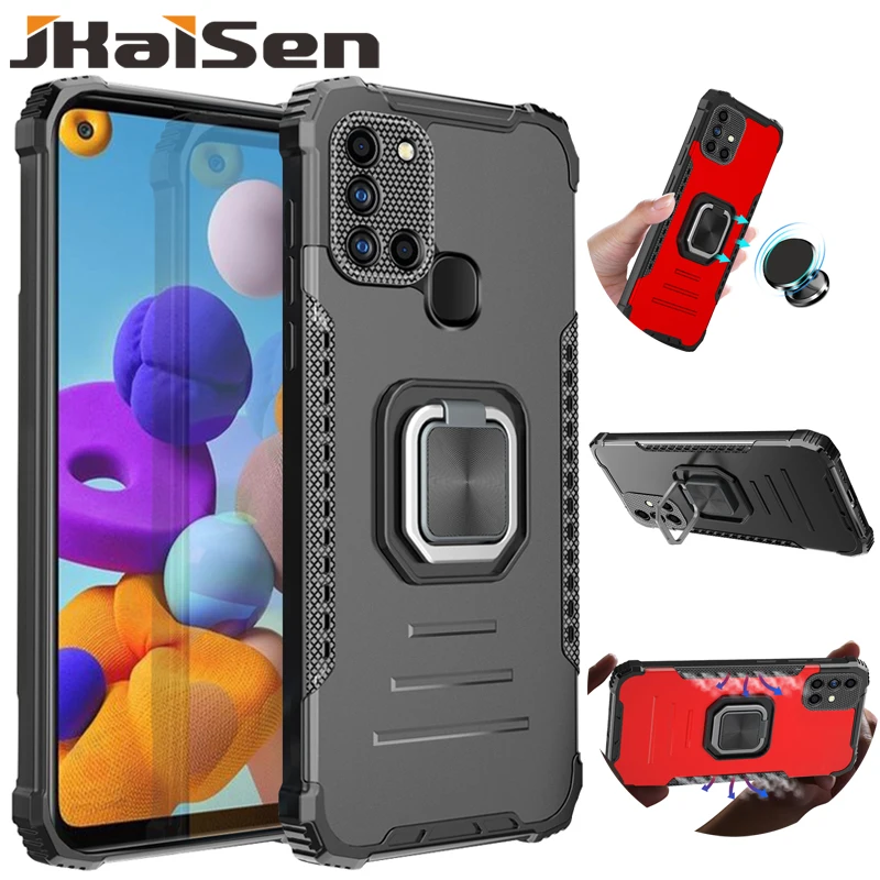 

JKaiSen Armor Protective Case For Samsung Galaxy M10 M10S M01 M01S M11 M01Core M31S M31 M21 M30S M51 M02 Shockproof Phone Case
