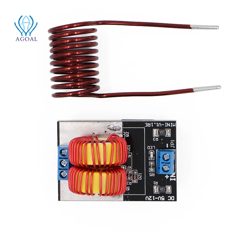 

12V 120W Mini ZVS Induction Heating Board Flyback Driver Broad Heater DIY Cooker+ Ignition Coil